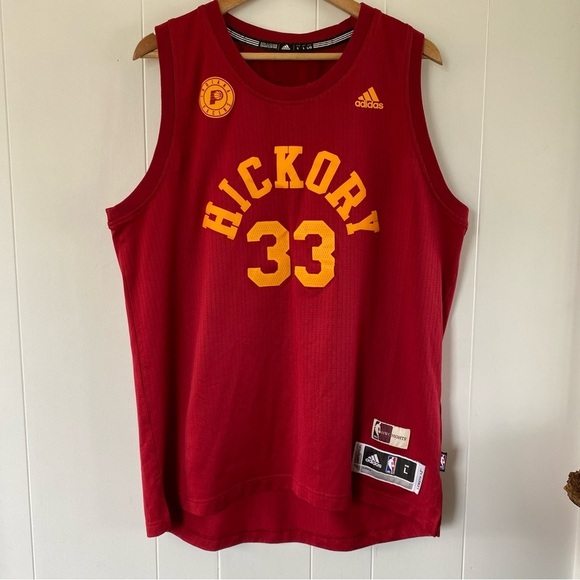 ADIDAS Myles Turner Hickory Indiana Pacers Jersey HWC Nights Swingman Maroon - Picture 1 of 11